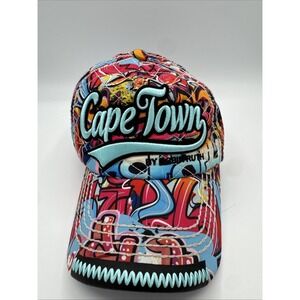 Cape Town South Africa Robin Ruth Colorful Embroidered Adjustable Cap